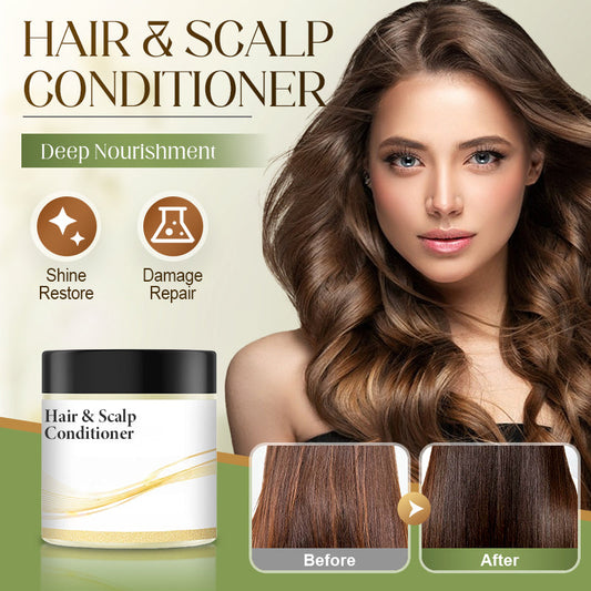 🦱Scalp Itchy & Hair Frizzy? Hair & Scalp Conditioner: Soothe, Smooth & Hydrate🧴