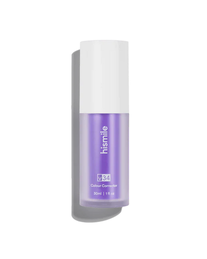 V34 Tooth Whitening Correction essence Solution, Targeted Yellowing 7-Day Whitening Correction Technology Purple toothpaste Oral